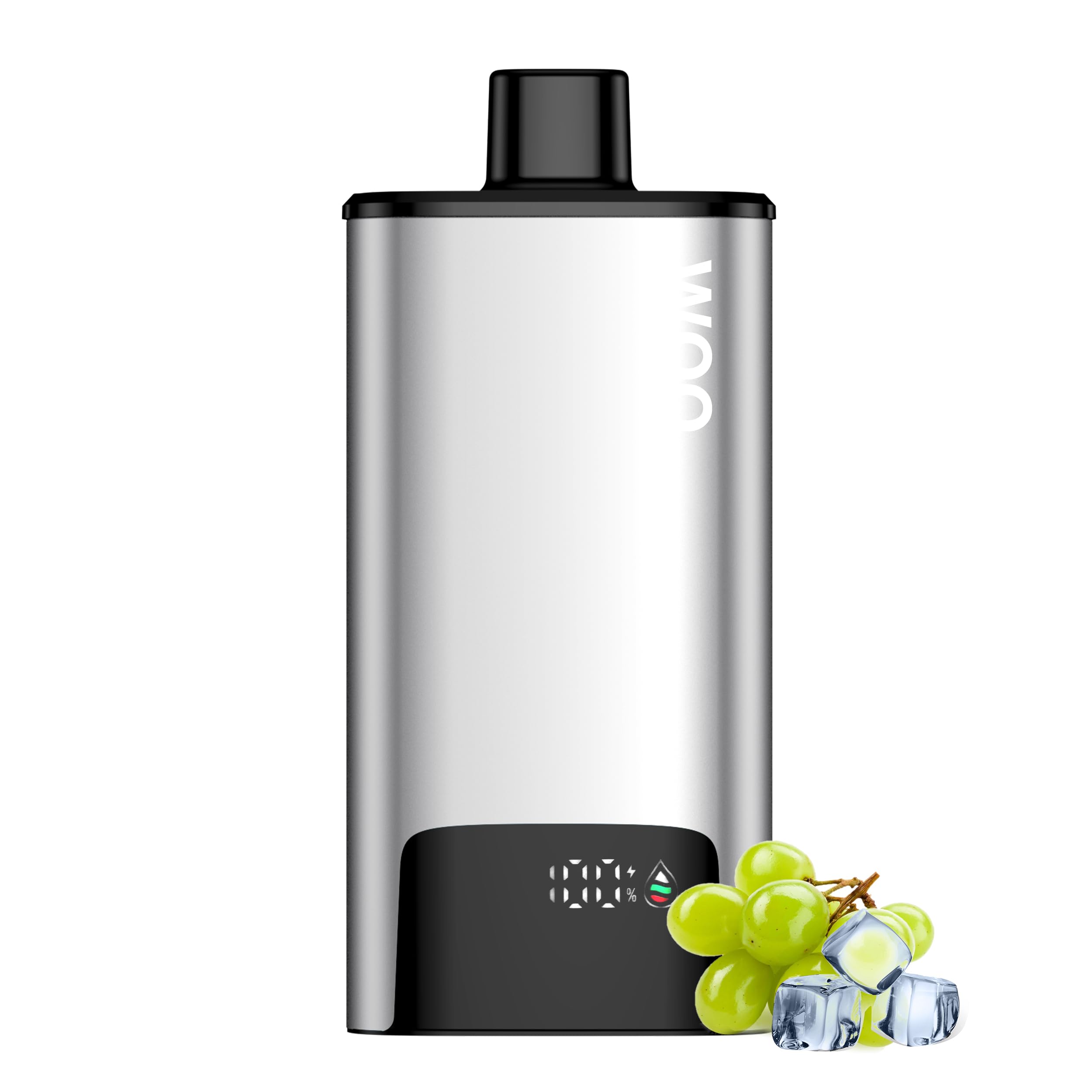 電子タバコ vape ベイプ 15000回吸引可能 禁煙グッズ 電子たばこ 持ち運び便利 繰り返し利用可能 水蒸気タバコ 爆煙 禁煙パイポ べいぷ本体 ニコチン タール無し WOO マスカット