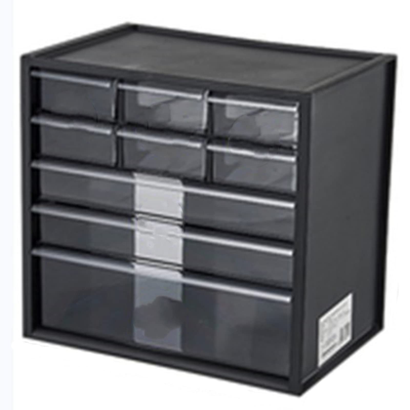 Ce classeur Vertical de Bureau, Meuble de Rangement de Bureau avec tiroirs, est idéal pour Le classement de Documents à Domicile. Couleur : Noir, 30,8 x 21 x 29 cm.