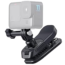 K&F CONCEPT Supporto Magnetico a Clip per Zaino per DJI Osmo 360, Action 5 Pro, Supporto per Videocamera d’Azione Girevole a 180° a Sgancio Rapido per Go Pro Hero, Osmo Actoin 4, 3, Insta360 X5 X4 X3