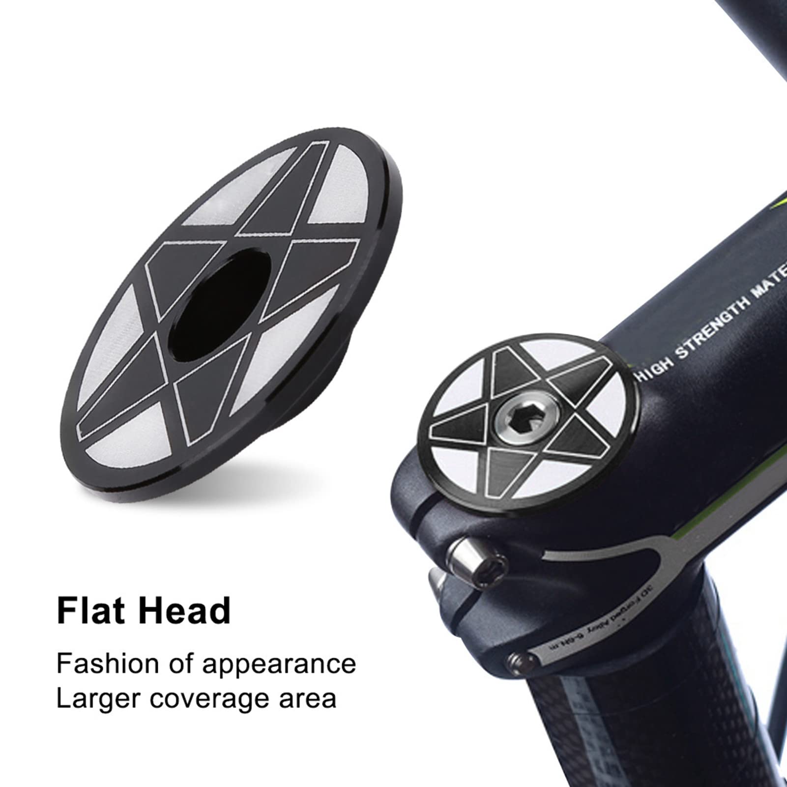 Juego de dirección para Bicicleta con rodamiento Externo: aleación de Aluminio, Cuadro de Tubo Recto de 44 mm, Accesorio para Bicicleta para una conducción Suave, Ligero y Duradero.
