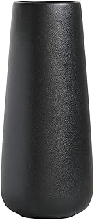 25 Black Ceramic Vase Home Decor Ideas That Look Effortlessly Chic 10 11 Inch Tall Matt Black Ceramic Vase for Flowers & Pampas Grass, Classic...