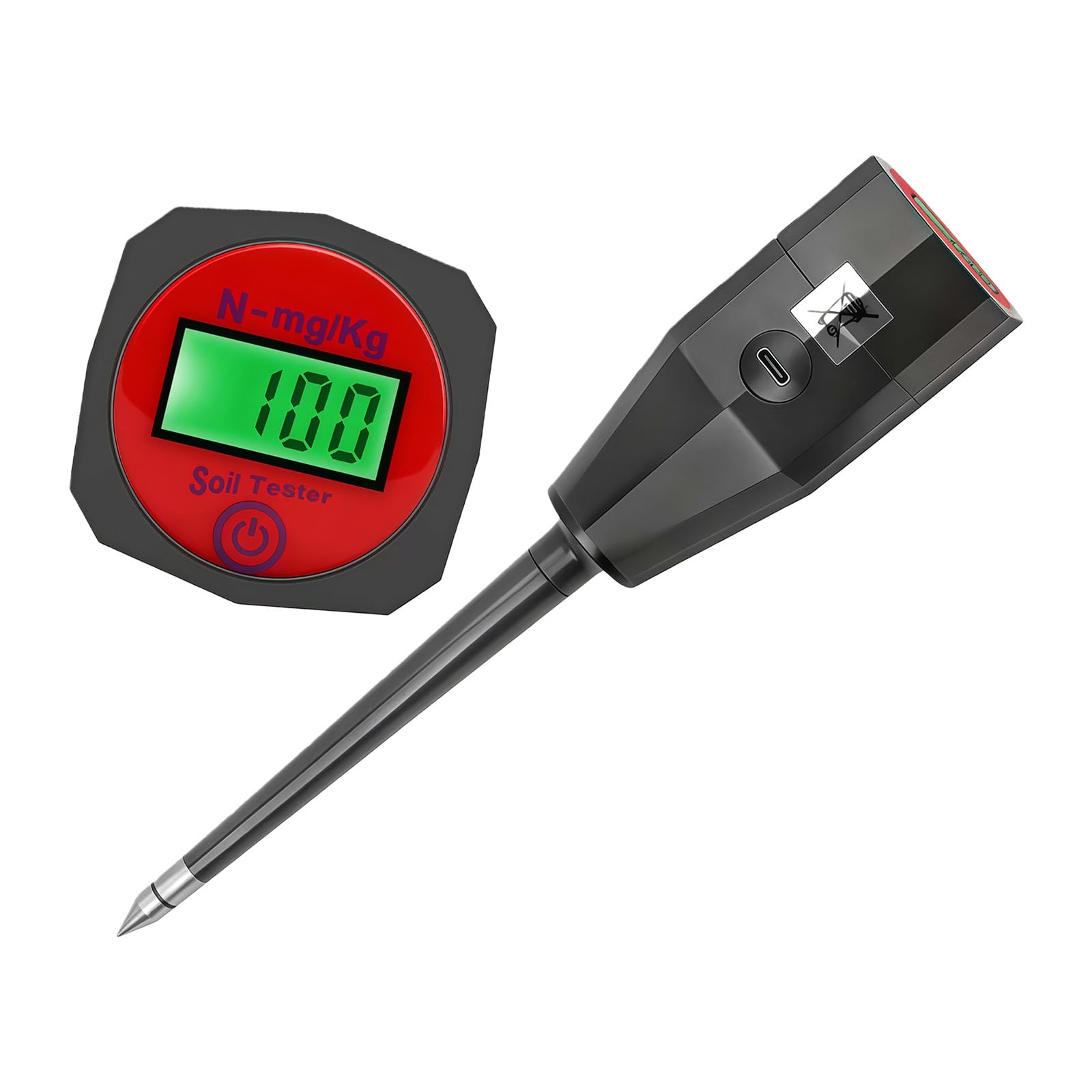 Obotsnoi Nitrogen Usb Powered Soil Npk Detectors Soil Tester Potassium Meter For Nutrient Testing In Garden And Outdoor Activity Usb Tester
