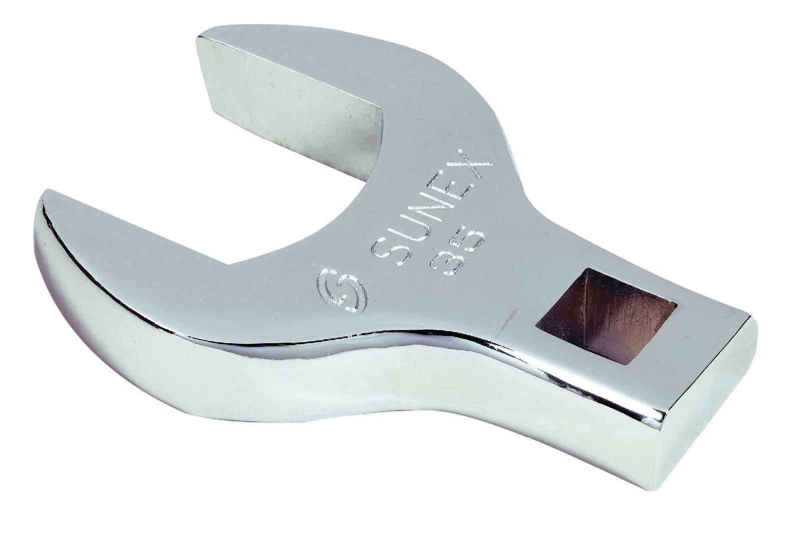 Sunex 97435A 1/2" Drive 35 mm Fully Polished Jumbo Straight Crowfoot Wrench