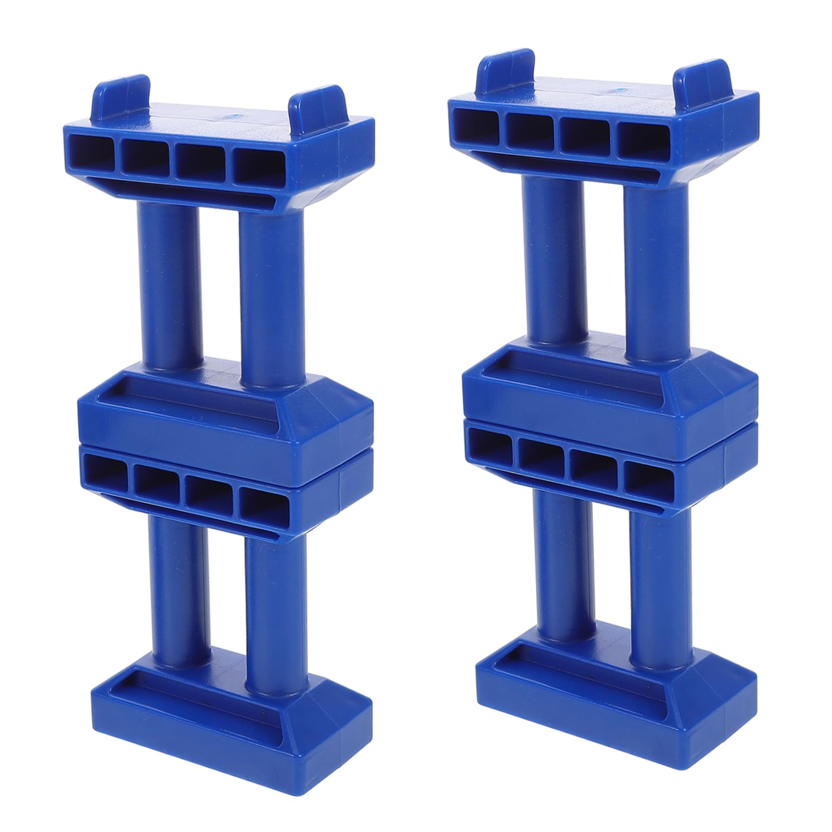 Abaodam Interactive Toy Train Track Set 6pcs Wooden Bridge Piers Bridge Arches Trestle Accessories for Boys and Girls