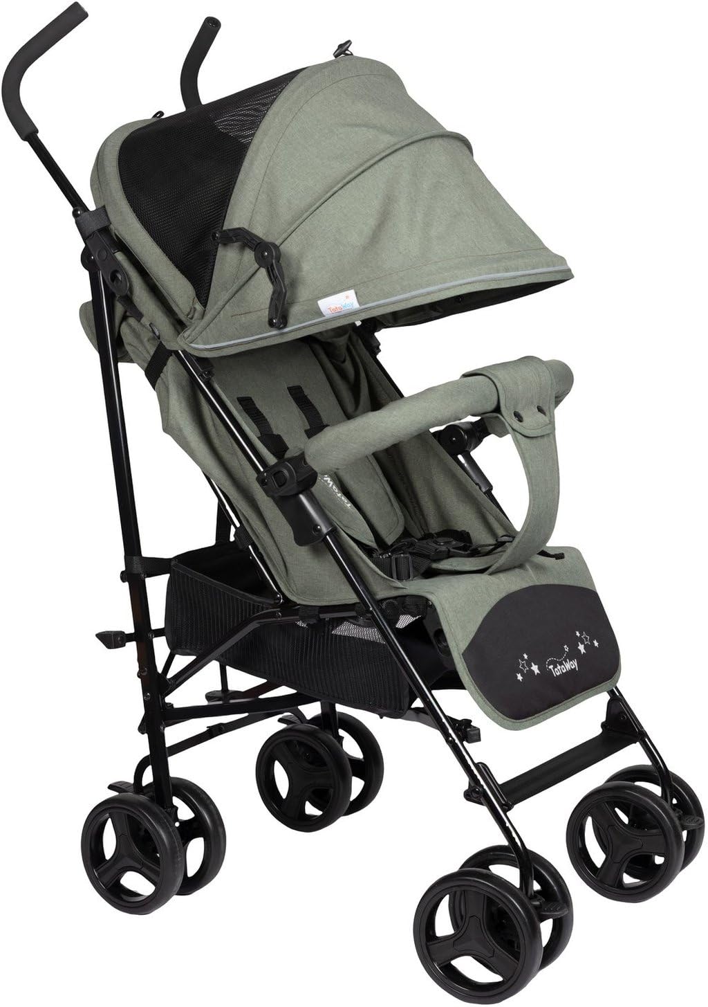 Wózek Easy Walk Sage-Green — Elegancja, Komfort I Funkcjonalność Dla Dorastających Dzieci, Idealny Na Każdy Spacer