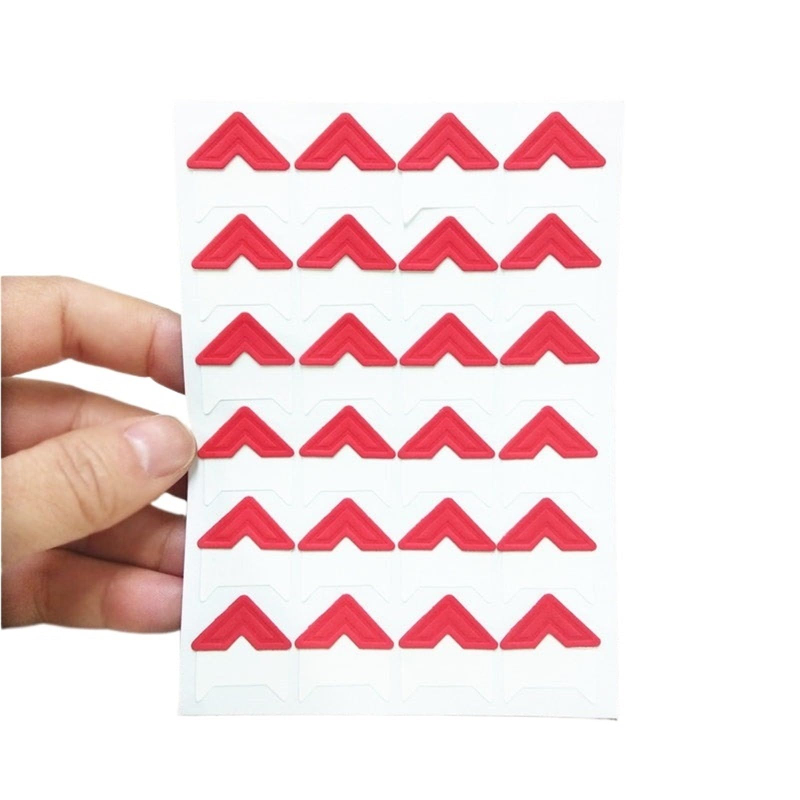 Gwyzax Self Adhesive Photo Corners 10Sheets Corner Stickers DIY Vintage Corner Kraft Paper Stickers Frame Scrapbook Self-Adhesive Photo Frame Corner Sticker(Red)