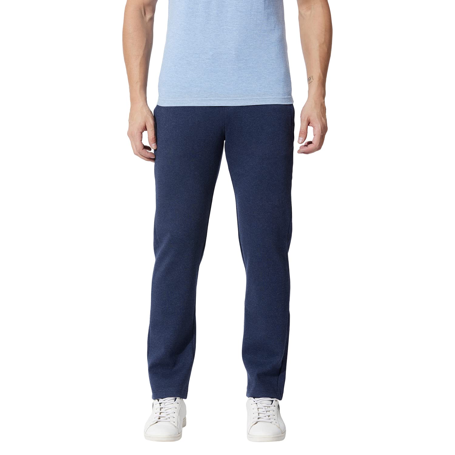 Men's Regular Fit Interlock Straight Pants