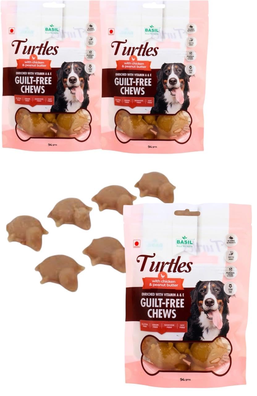 See full amazon price history chart for Petapuppies Basil Gluten Free Turtle Treat for Dogs 94 gm in a Packet/Chew Dog Treat/Peanut Butter with Chicken for Dog/Treats for Puppy/Diet Treat for Pet/Snack for Pets (Pack of 2) Petapuppies Basil Gluten Free Turtle Treat for Dogs 94 gm in a Packet/Chew Dog Treat/Peanut Butter with Chicken for Dog/Treats for Puppy/Diet Treat for Pet/Snack for Pets (Pack of 2) (B0C6GXG3DQ) Amazon Price History, Amazon Price Tracker