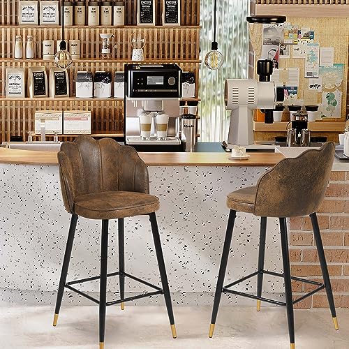 ARREDAMENTI Juego de 2 Taburetes de Bar Sillas de Bar con...