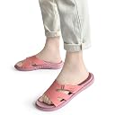 KuaiLu Womens Fashion Orthotic Slides Arch Support Slip On Walking Sandals, Pink, 8.5 gallery image