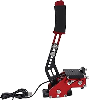 USB ハンドブレーキ、プロフェッショナル 64 ビット PC USB リニア ゲーム ハンドブレーキ、 G27 G25 G29 T500 T300 FANATECOSW LFS DIRT 用 Sim レーシング ゲーム用ユニバーサル ハンドブレーキ