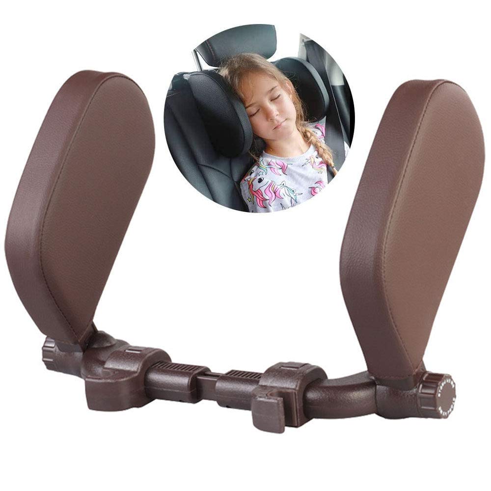 Cuscino per poggiatesta per Auto | A Forma di U | Cuscino di Supporto per alleviare Il Dolore al Collo | Regolabile per Bambini e Adulti | Supporta la Testa e Il Collo Durante