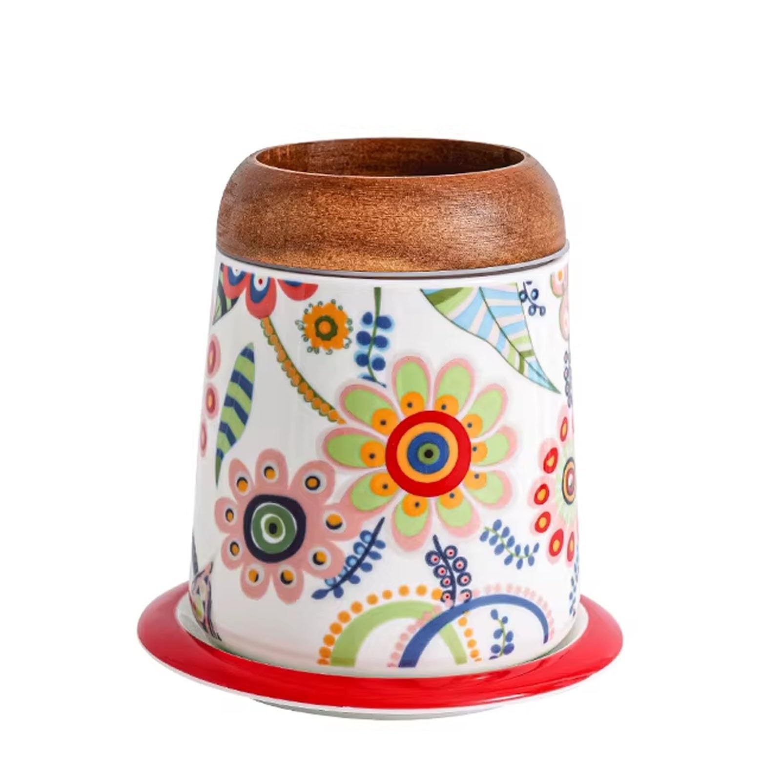 Porte-ustensiles en céramique pour comptoir, organisateur de rangement de cuisine, support de baguettes, récipient de vaisselle de ferme pour salle à manger à la maison