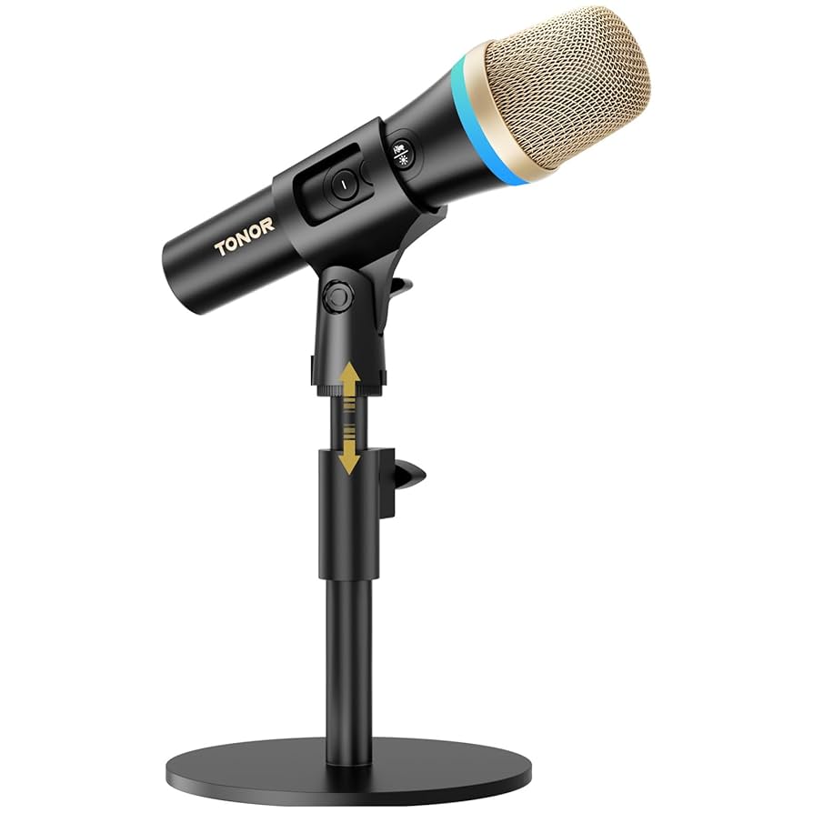 ●Mic-C Vibrant RGB lighting USB/Type C dynamic microphone for PC.