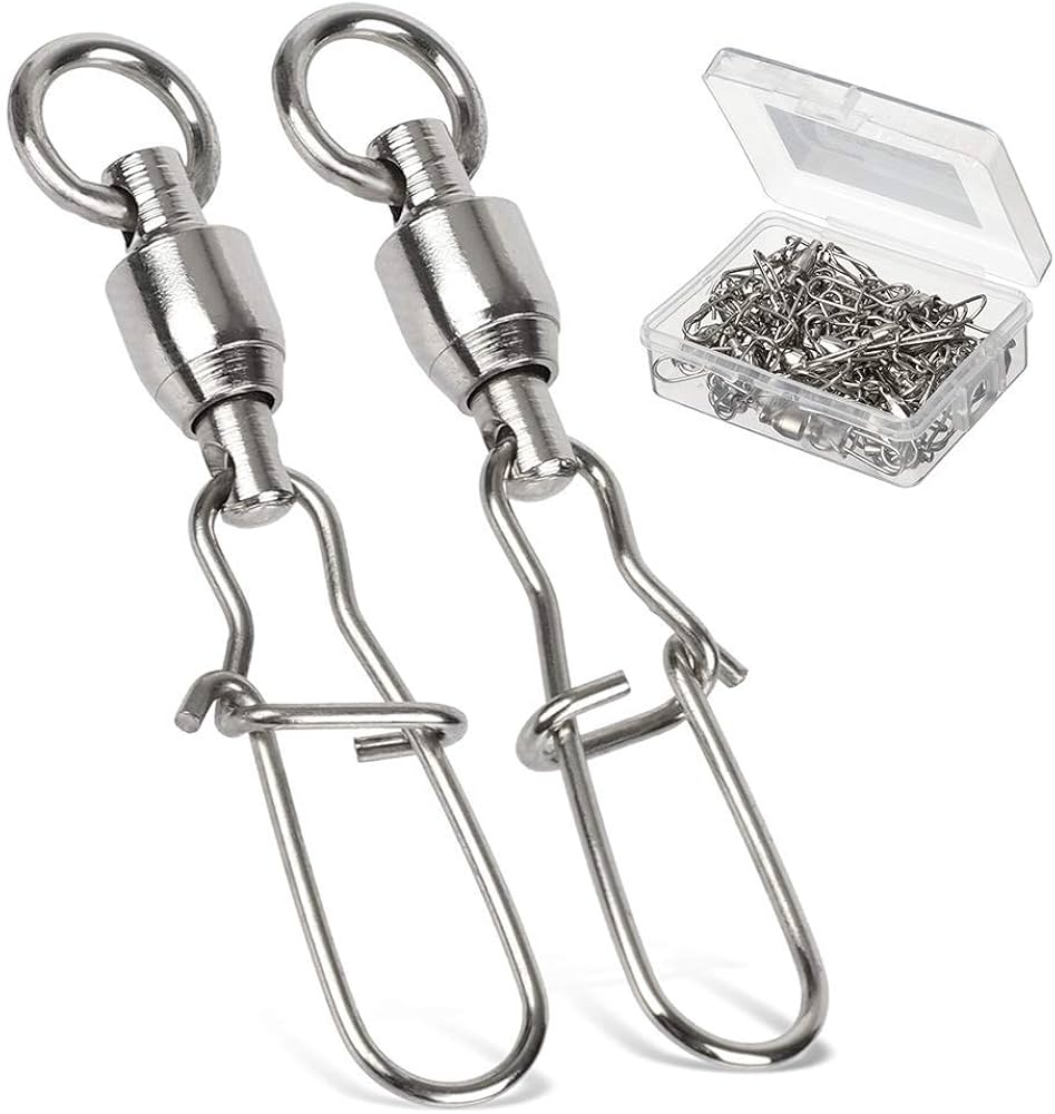 Amazon | AMYSPORTS 高強度 ステンレス スイベル 耐腐食 海釣り 釣り