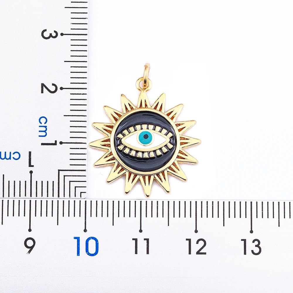 Accesorios para niñas Collar contra el Mal de Ojo para Mujeres y niñas, Collar Turco de Plata de Ley 925 con diseño de Mal de Ojo, Collar Bohemio con Forma de corazón, Collar contra el Mal de