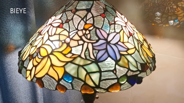 Amazon | フロアライト フロアランプ ステンドグラス ランプ スタンド