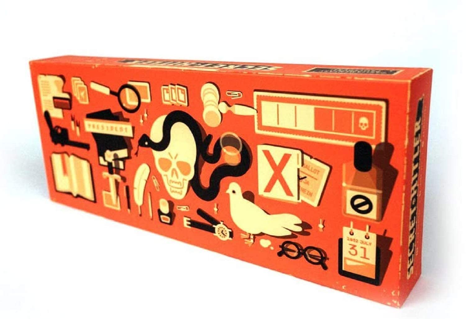 U/D Secret Hitler - Board Game, Strategy Card Game for Family Party