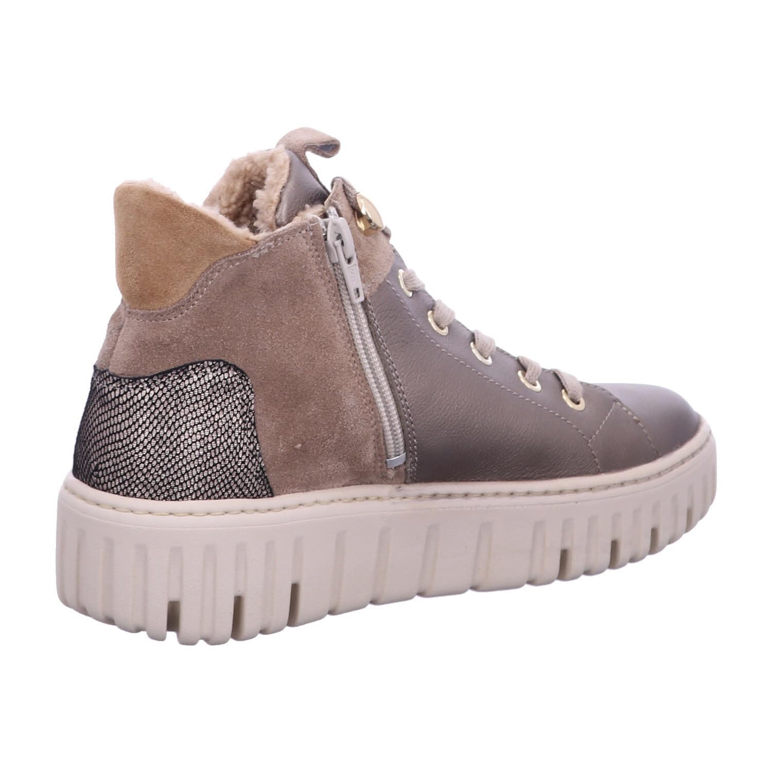 Waldläufer H-Livia Schnürstiefel Beige