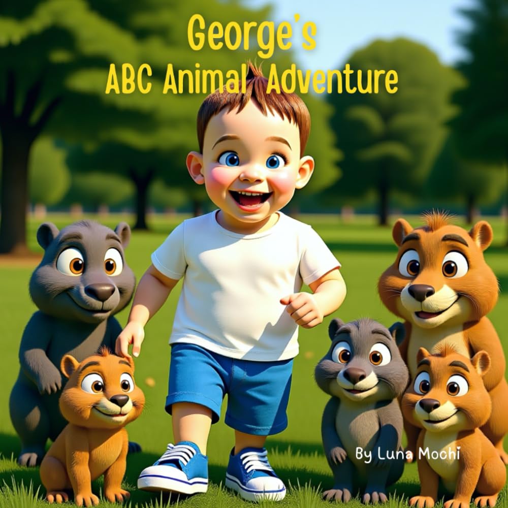 George's ABC Animal Adventure: A Baby Animal Alphabet Book With Letter Sounds, Early Phonics & Tracing Fun for Toddlers and Preschoolers (George's Adventures)