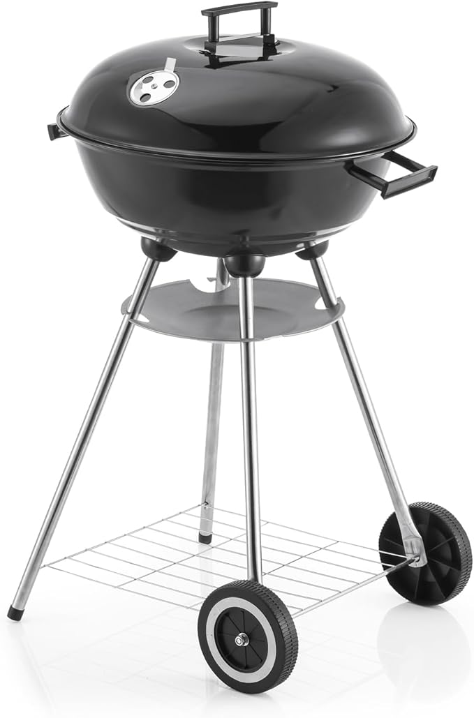 House of Home Kettle Charcoal BBQ Grill Portable 45cm Round Barbecue