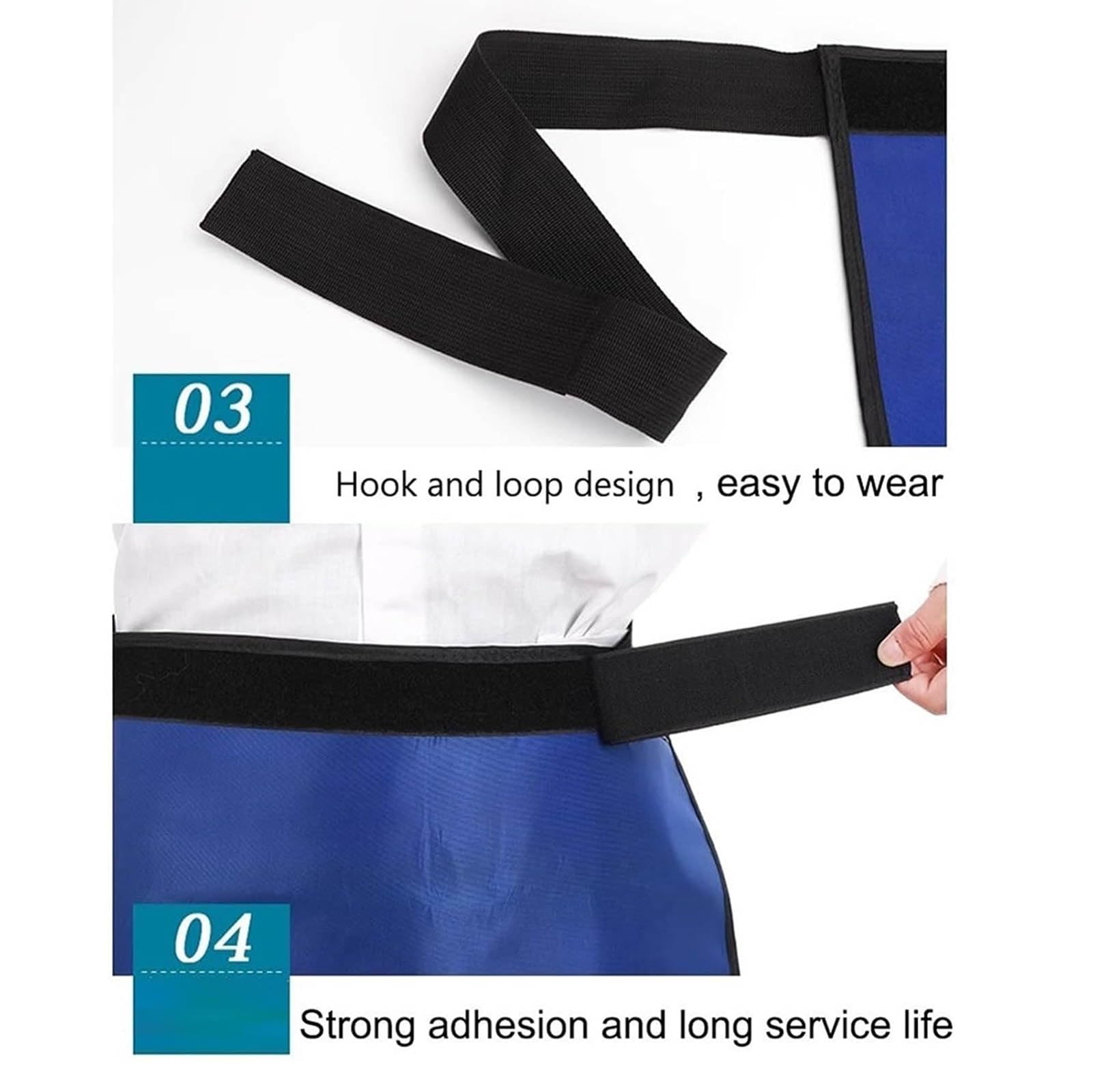 Delantales protectores de plomo para rayos X, delantal de plomo para rayos X, cubierta protectora abdominal de plomo para protección contra la radiación, para radiología, TC, odontología oral, ch