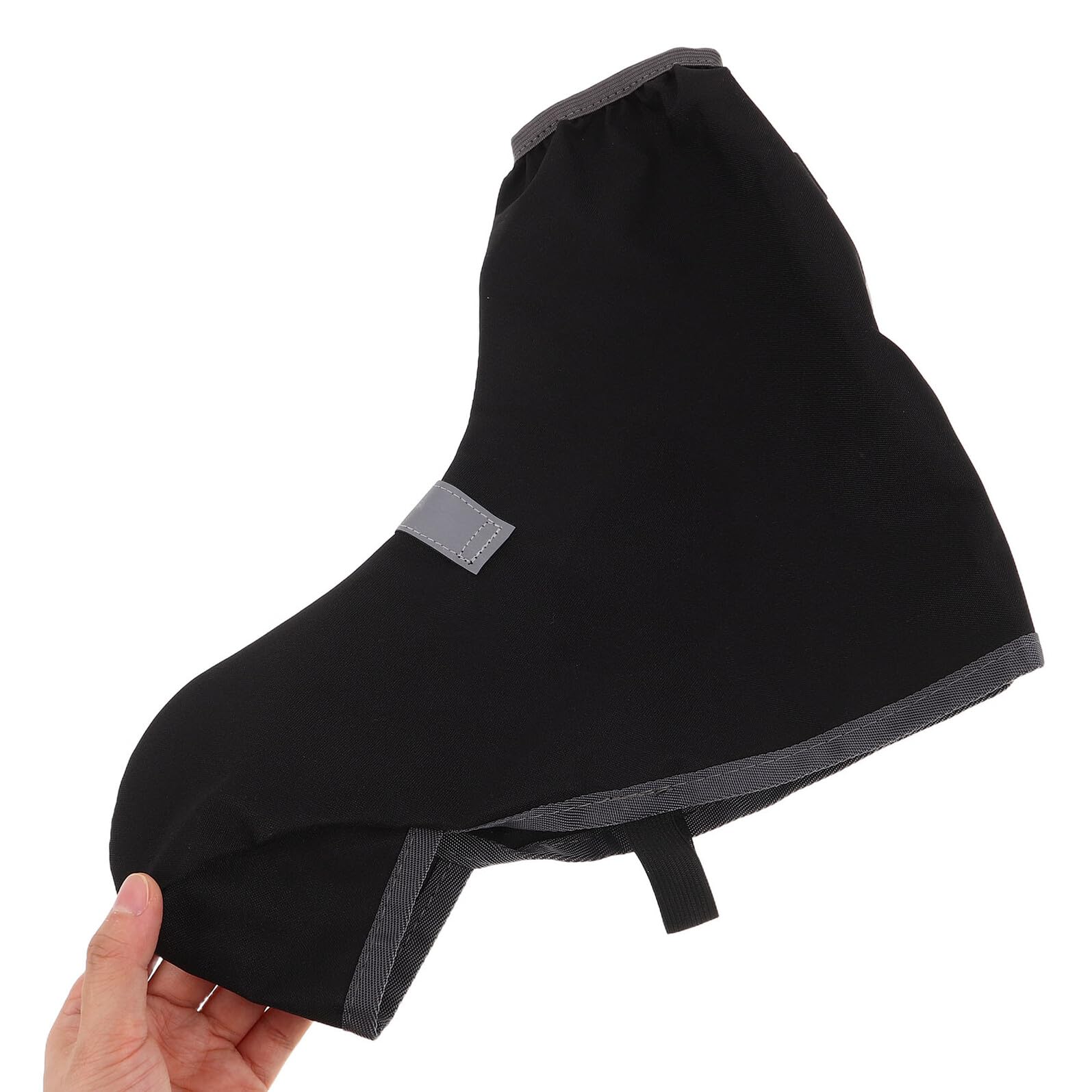 Cubrezapatos Impermeables para Senderismo Polainas Negras Talla L Protección Antideslizante Resistente al Agua para Botas de Montaña Ciclismo y Actividades al Aire Libre 1 Par