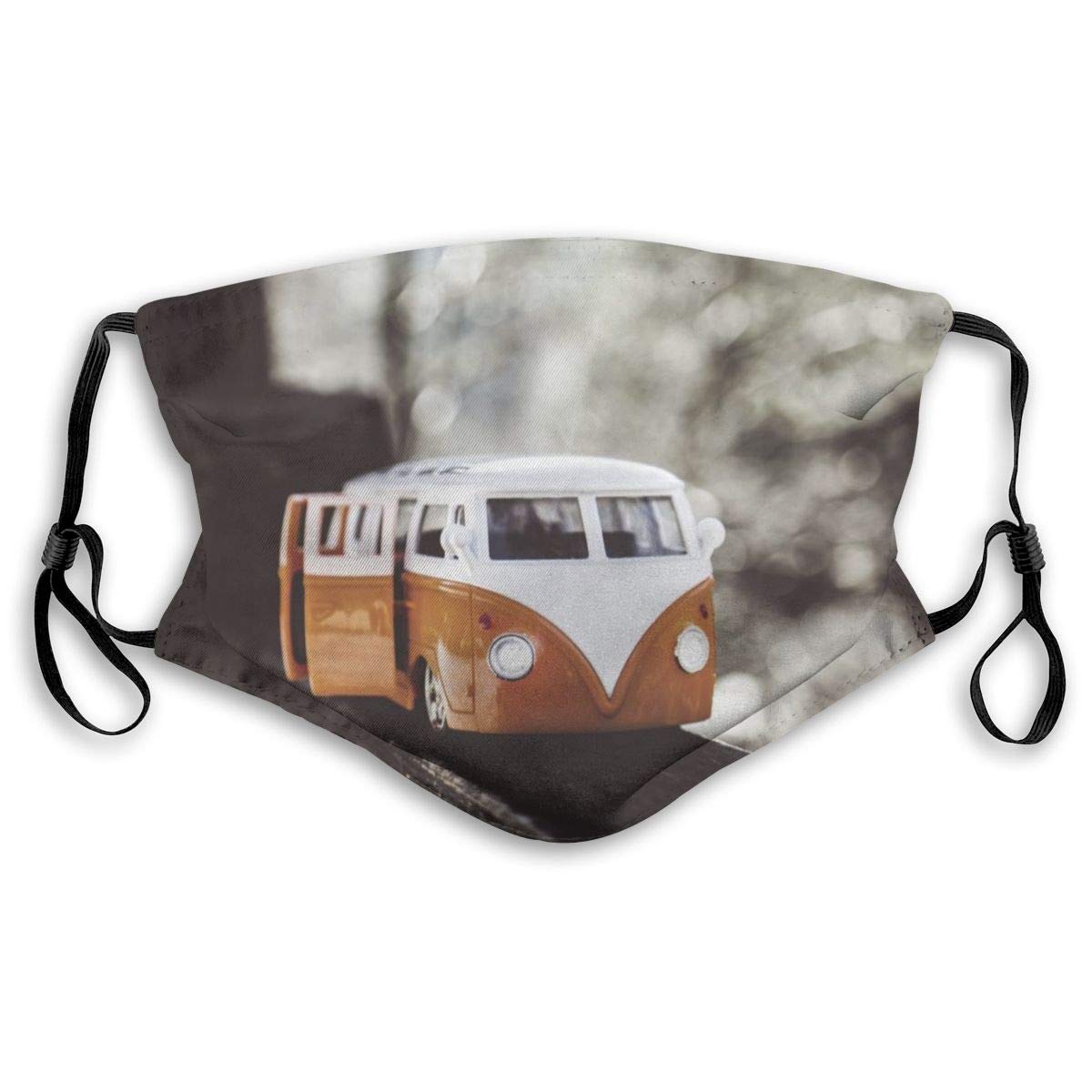 Women Men Breathable Windproof Warm Face Muffle Fashion Safety Mouth Cover Washable Reusable VW Bus Half Face Cover