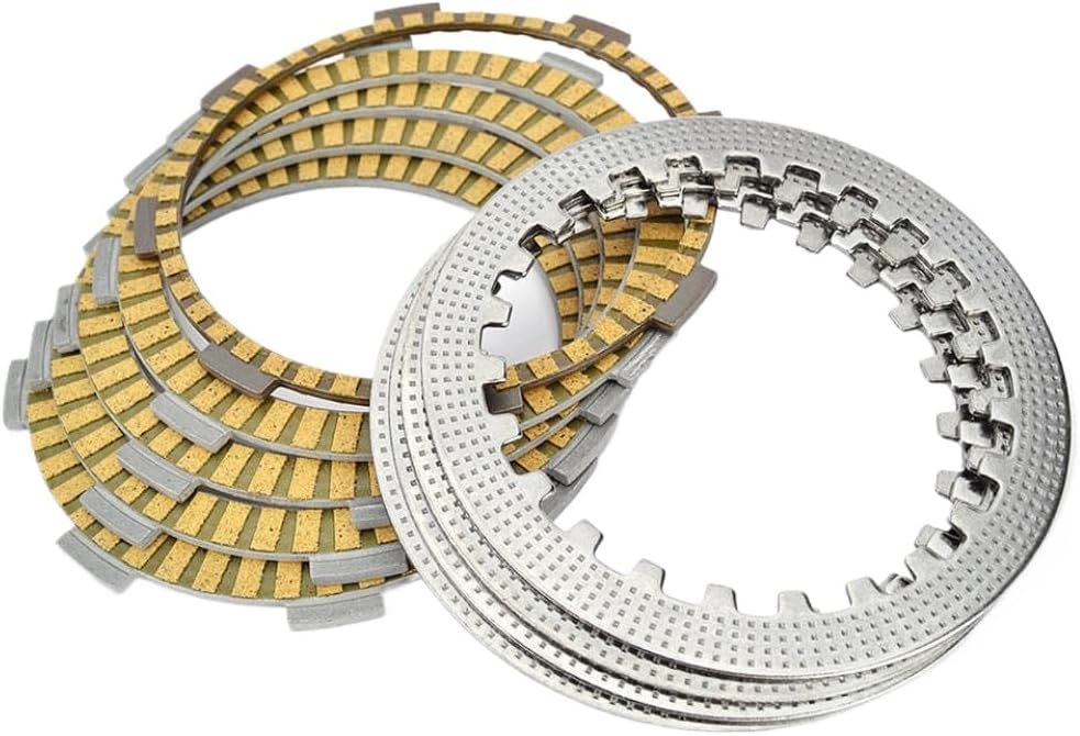 22201-MJ8-000 Clutch Friction Plates 4-pack Compatible With Automotive Motorcycle Parts CRF230 CRF230L CRF230M Supermoto FTR223 MC34 XL230 NC36 Replacement For Part Number 22201-KAZ-000