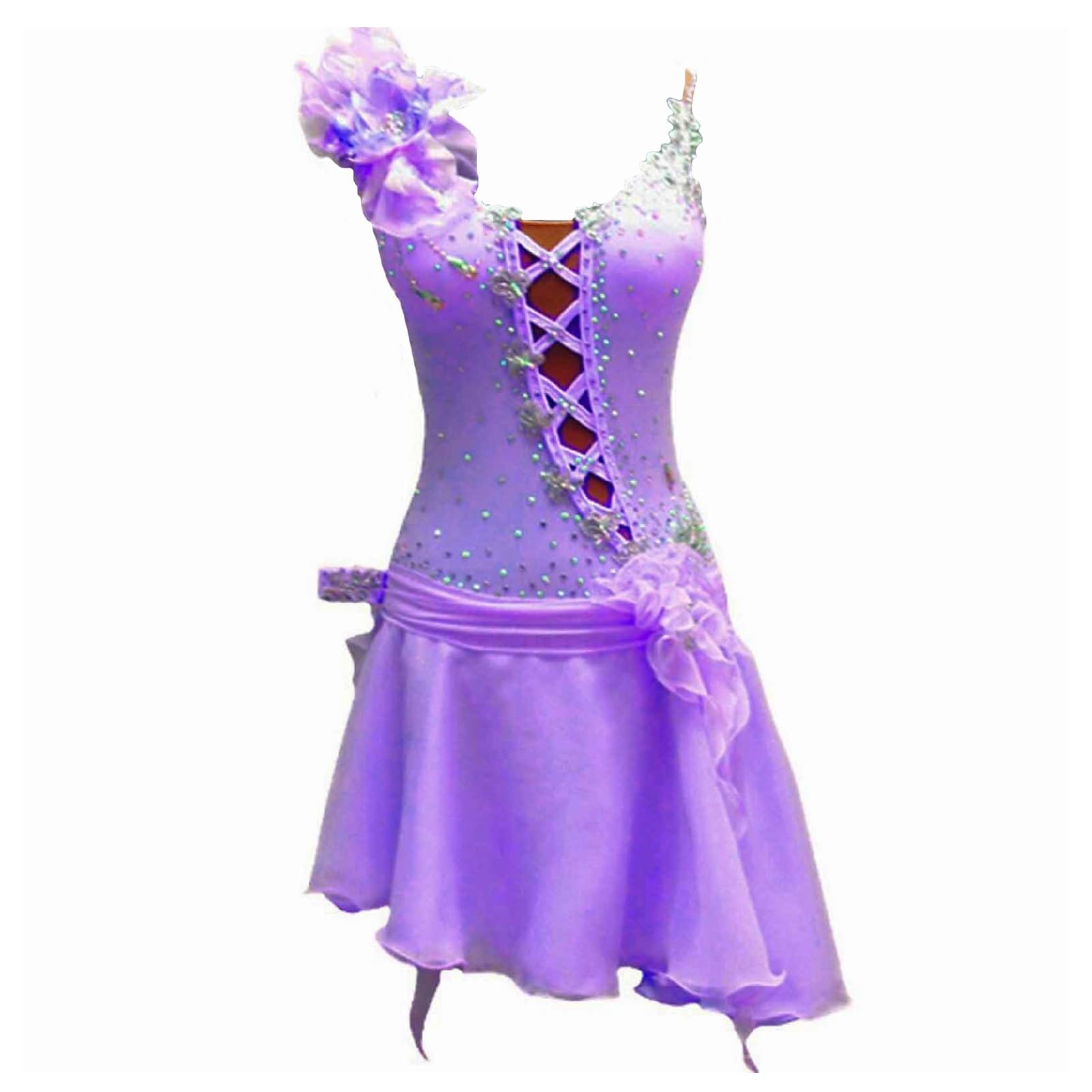Eiskunstlauf Kleider für Damen Mädchen Tanzkleider Team Wettkampfuniform