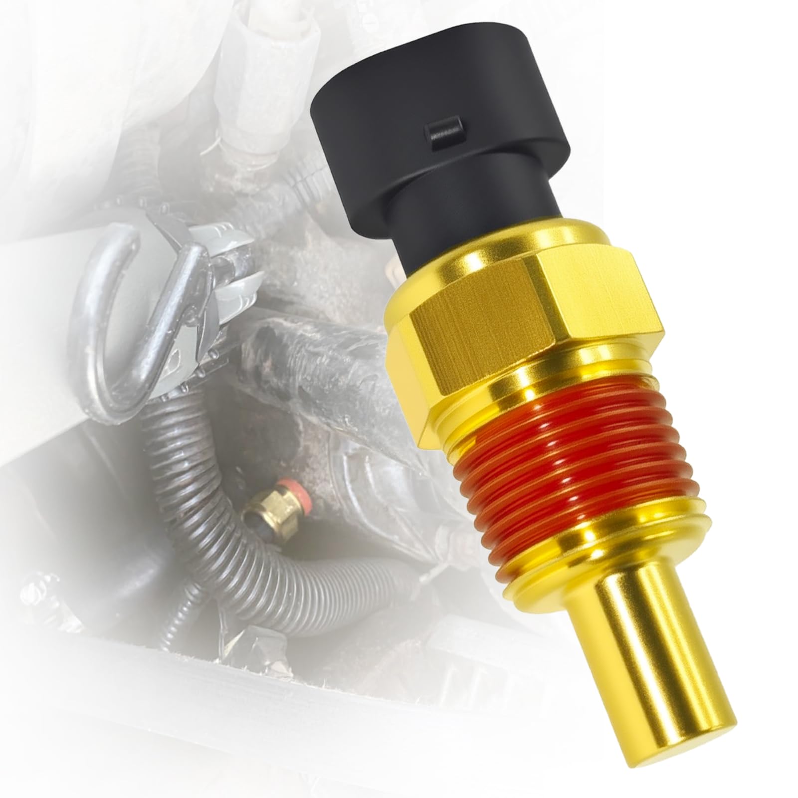 213-928 Engine Coolant Temperature Sensor, TS10075 15326386 5S1018 Coolant Temp Sensor, Compatible with Chevy GMC Buick Cadillac Pontiac