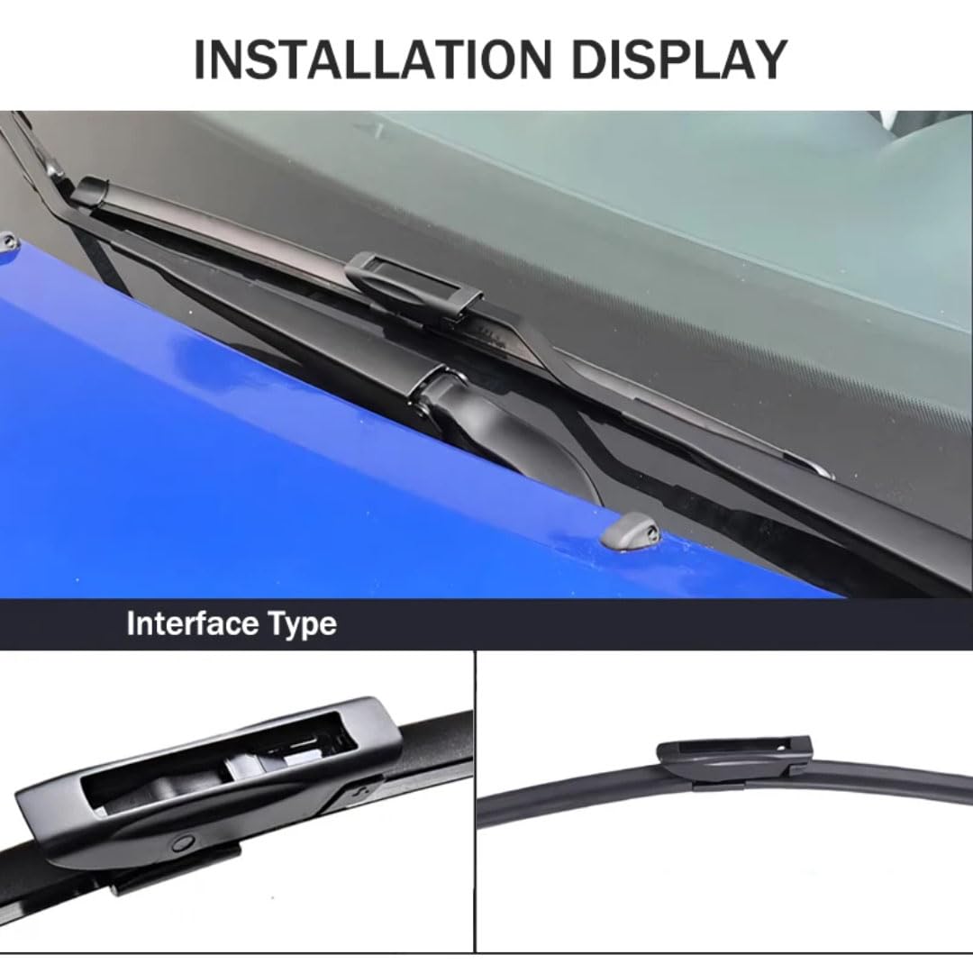 limpiaparabrisas Coche para Renault Mégane 4 2016-2021, Escobillas limpiaparabrisas para Coche Limpiaparabrisas Escobillas limpiaparabrisas 24''+18''