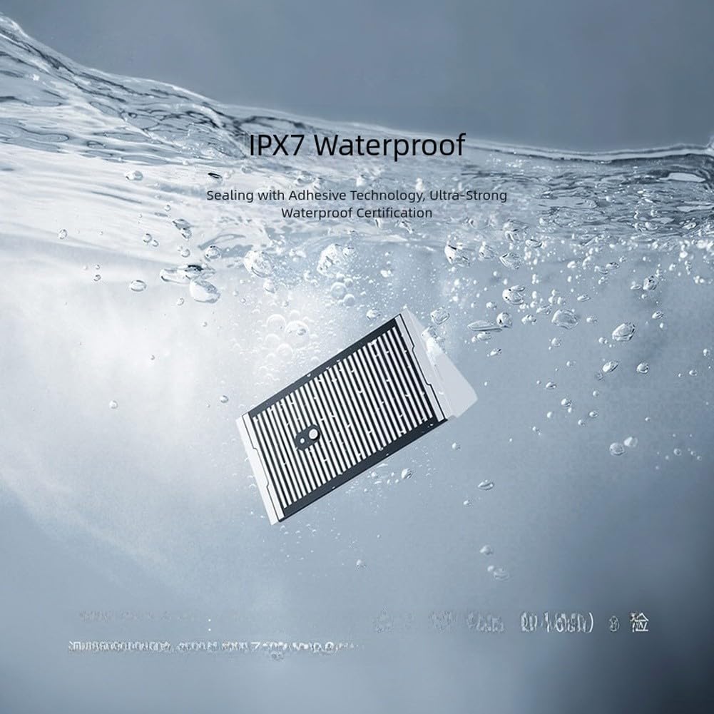 Sensore dell'acqua pioggia IPX7 Smart Home per sensore dell'acqua ad alta | 37 elettrodi, alta sensibilità, regolabile, rilevamento preciso di pioggia e perdite