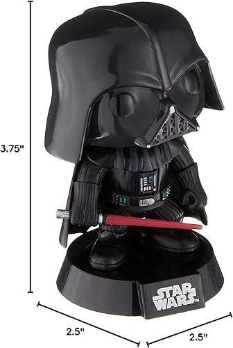 Miniatura 10 de POP Star Wars Figura clásica de vinilo de Darth Vader 01 Funko Pop (incluye funda protectora compatible con caja pop), multicolor, 3.75 pulgadas