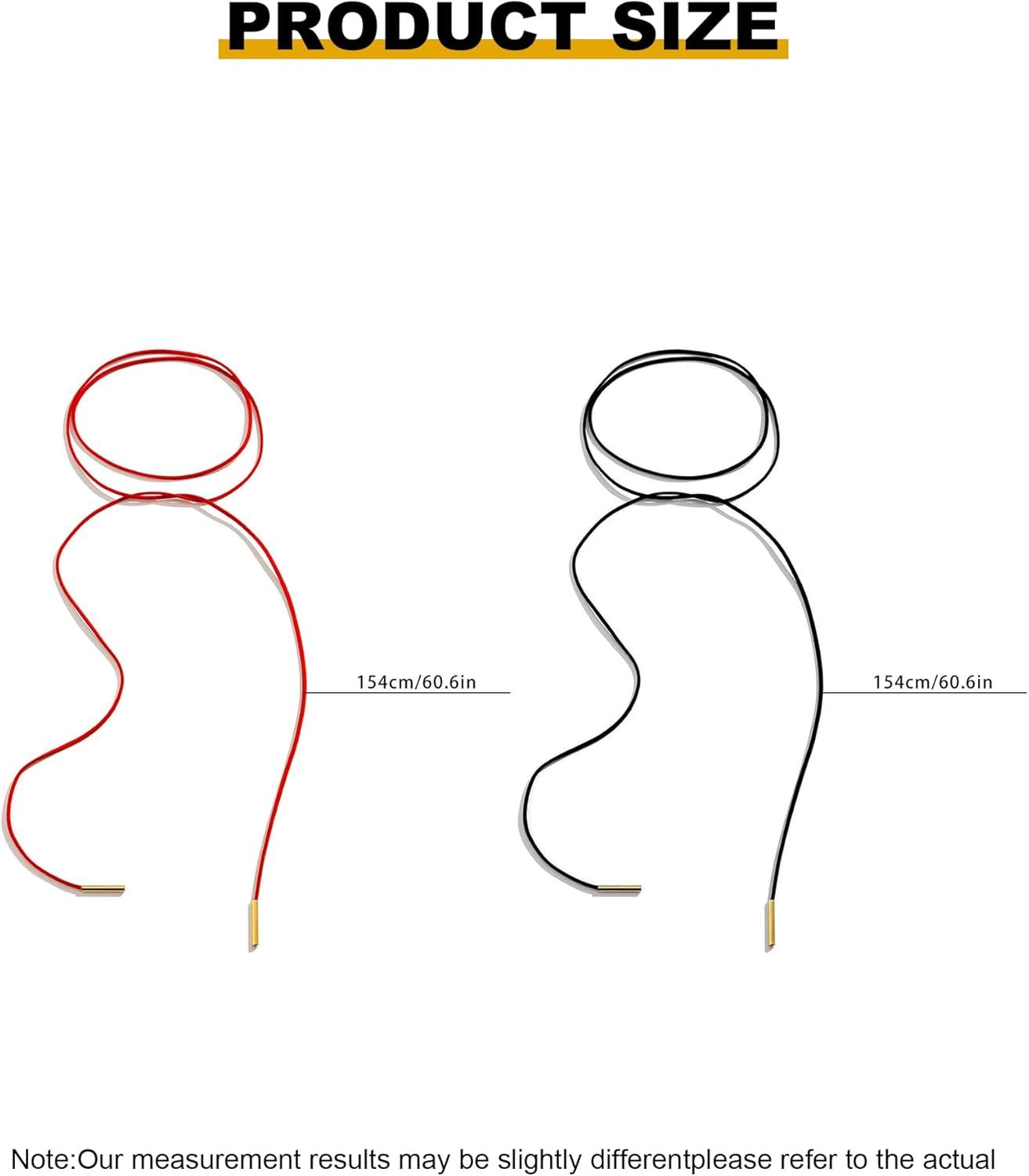 2 Pcs Bow-knot Necklaces for Women Black Velvet Bow String Choker Necklace Red Long Wrap Rope Tie Collar Gothic Style Neck Jewelry Accessories Gifts for Her - Image 7