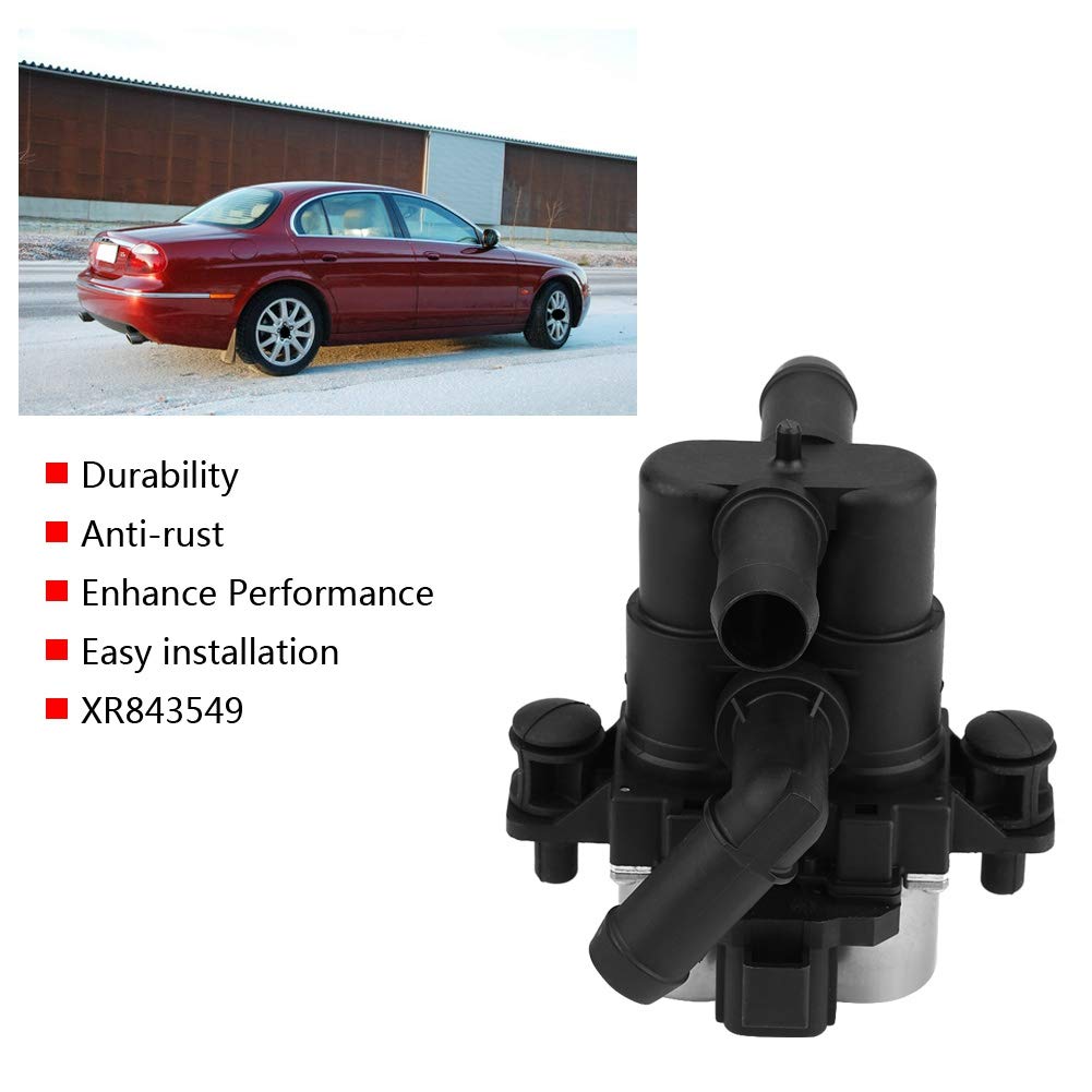 VOBOR XR843549 Valvola di Controllo del Riscaldatore per Auto Elettrovalvola dell'Acqua per Jaguar S Type 2.7D 2004-2007