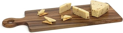Miniatura 2 de Lipper International Tabla de servir y cortar de madera de acacia, 19.75 x 7 x 0.5 pulgadas
