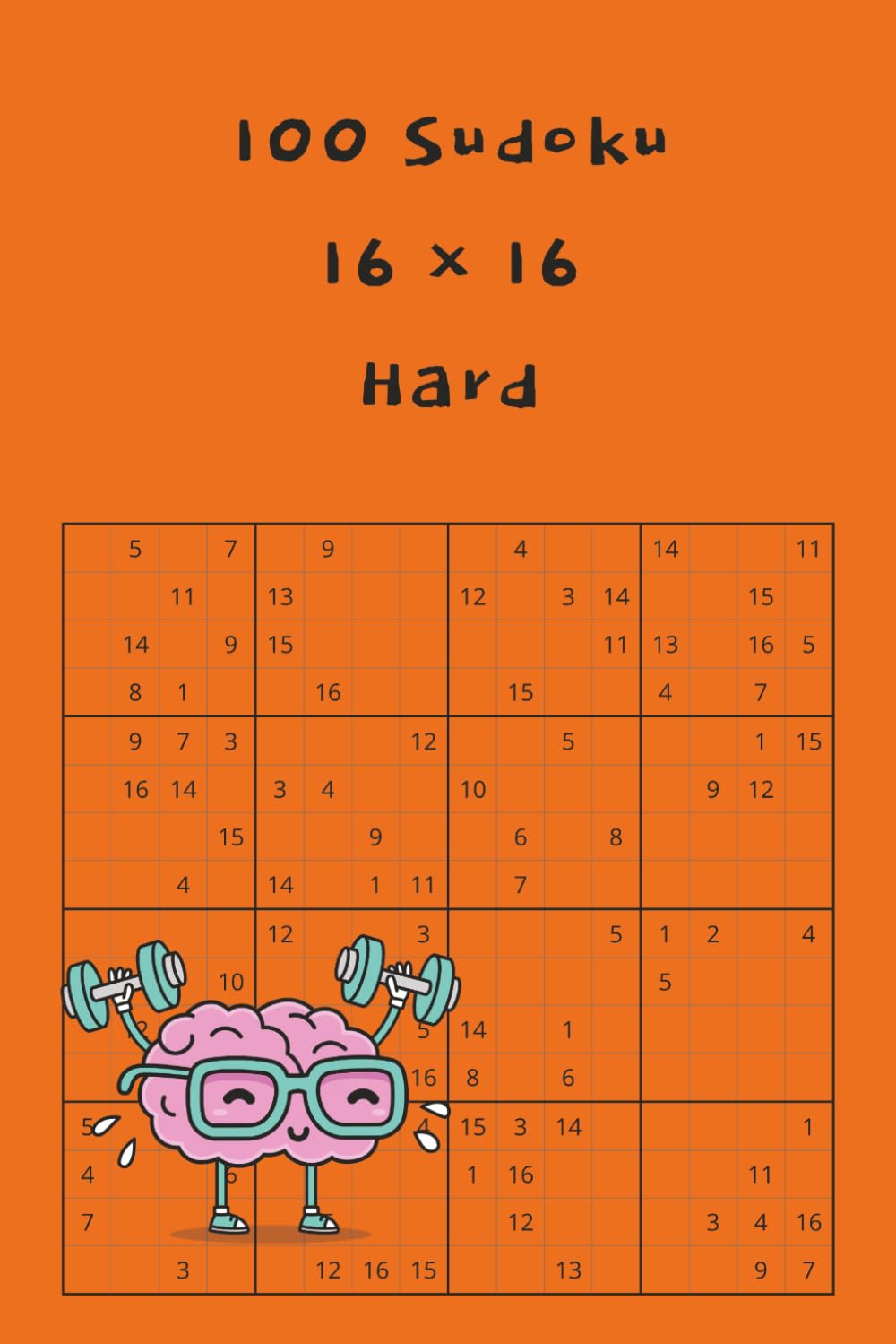 100 Sudoku 16x16 Hard (Sudoku - Different Levels of Difficulty, different grid sizes)