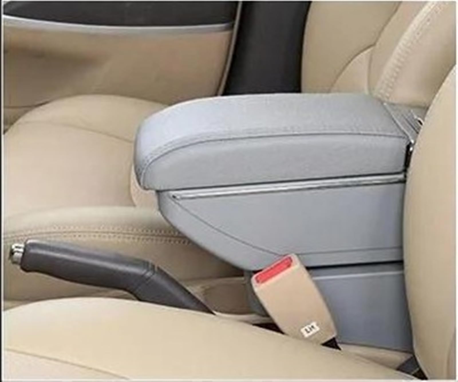 NMJLQW Storage Rack Car Interior Accessories Center Console Storage Box Multi-function Armrest Storage Box For SUNNY 2016(B Titanium NO USB)