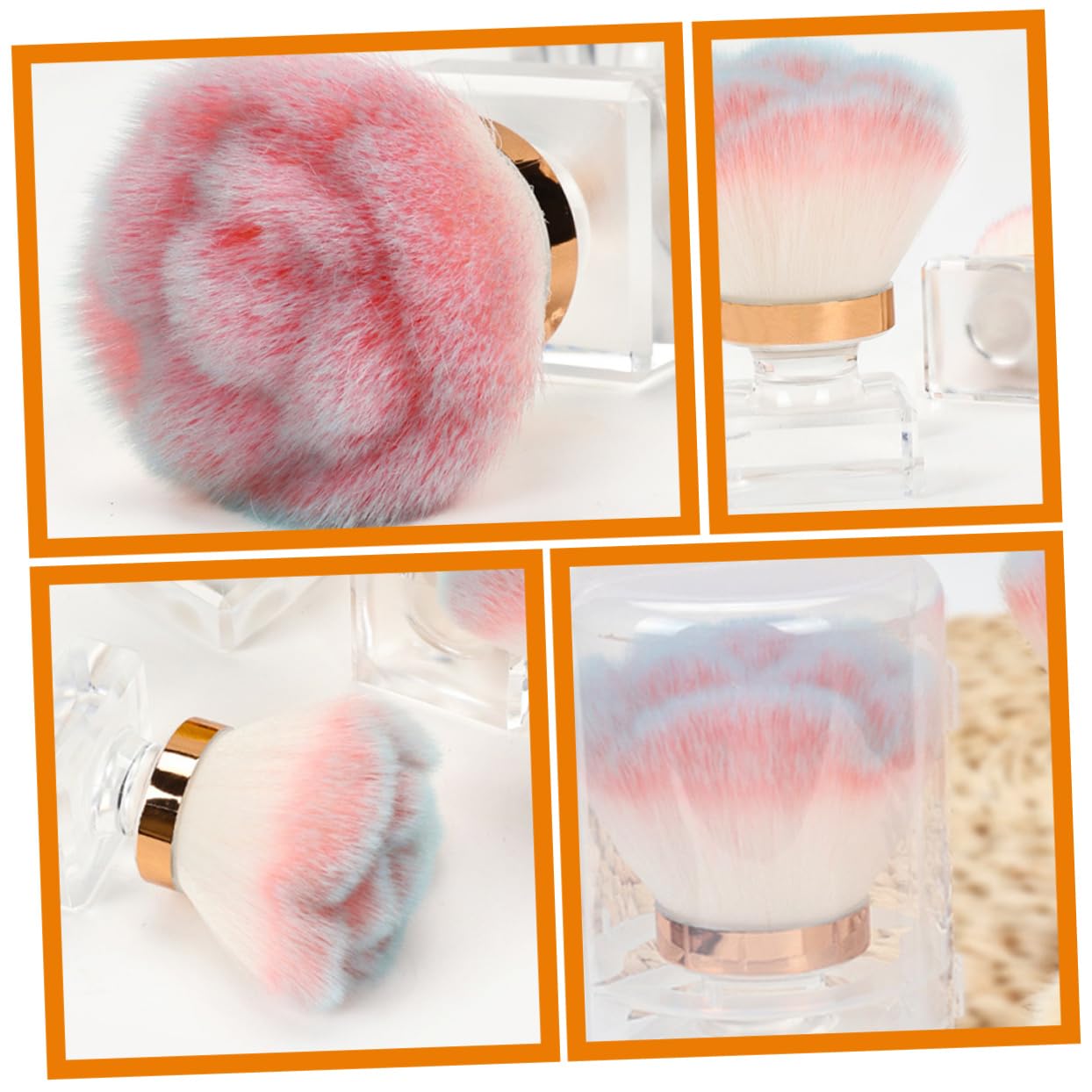 4 Piezas brocha para polvos sueltos brocha para rubor pinceles maquillaje pinceis maquilhagem mackbook pinceles de maquillaje brocha de maquillaje suministros de maquillaje AbS