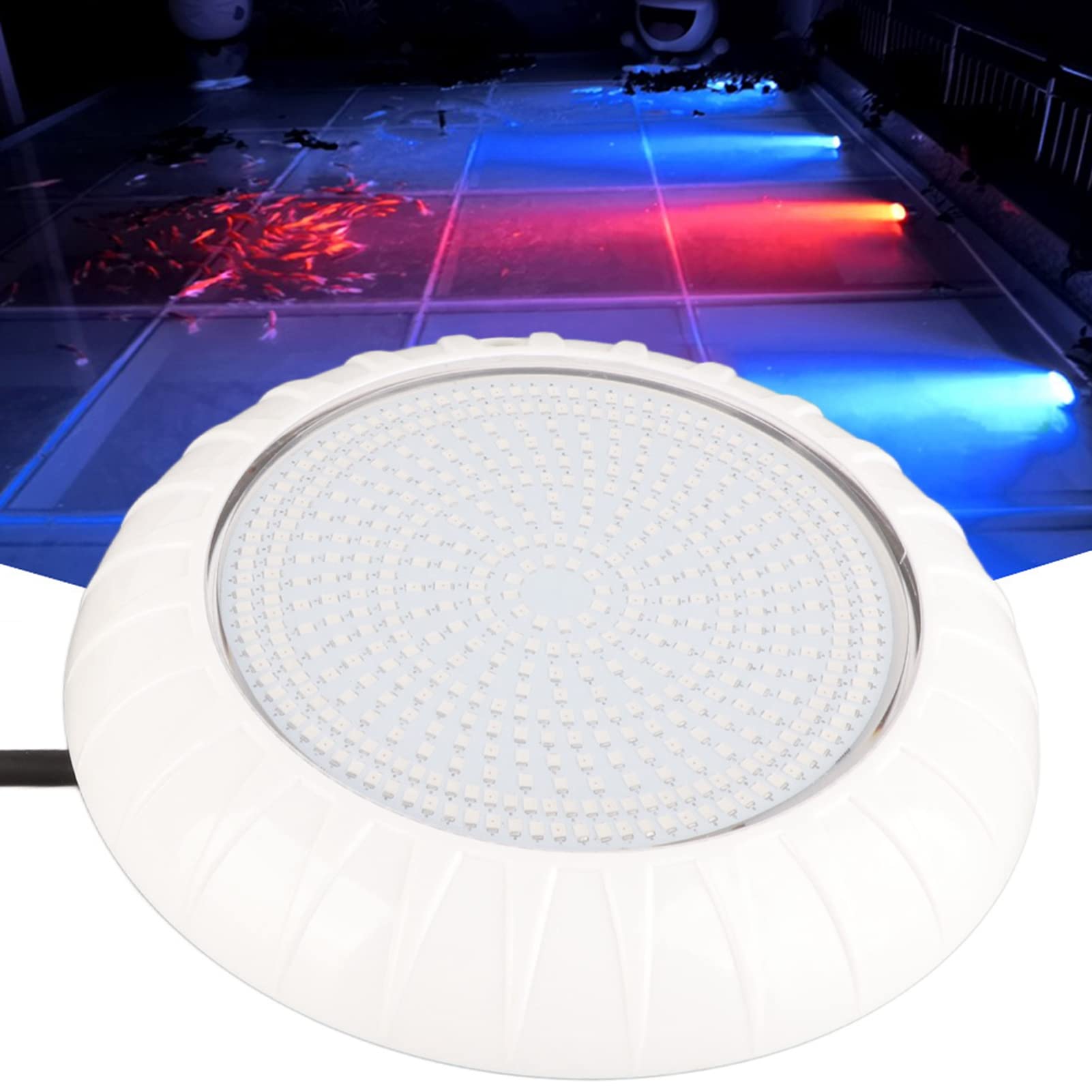 RGB-Tauch-Poolleuchten, Ac12 V 35 W, 468 LEDs, mehrfarbige Unterwasserleuchten, Tauchleuchten mit Fernbedienung für Spa, Aquarium, Teich,