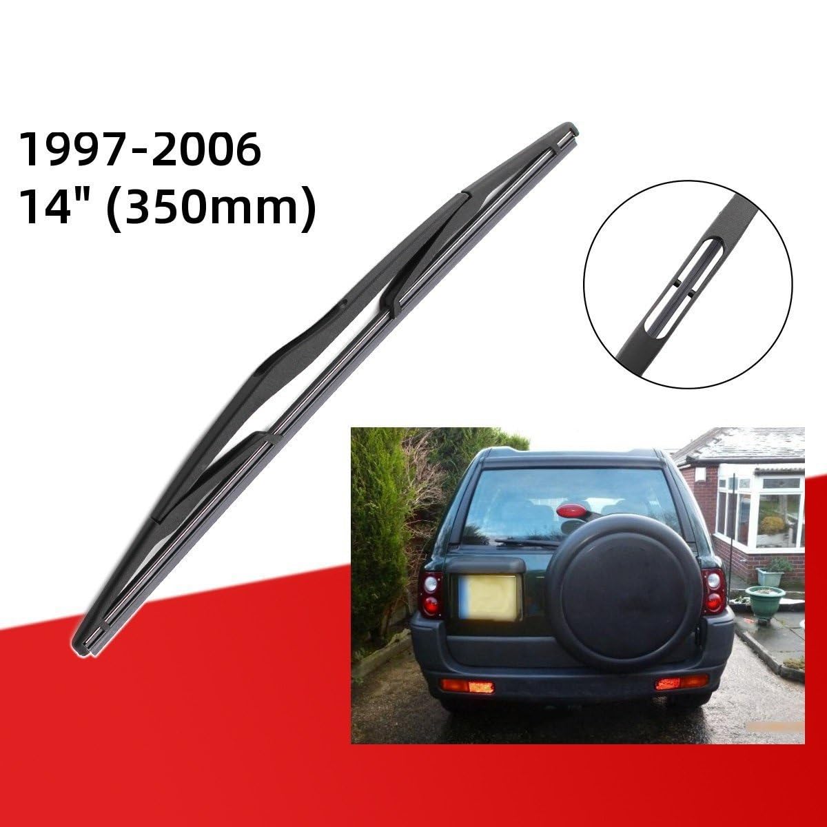 CLOXKS Auto Auto Anteriore Posteriore Tergicristallo Spazzole per per Freelander 1 MK1 1997-2006 Parabrezza Parabrezza Tergicristallo Accessori Tergicristallo