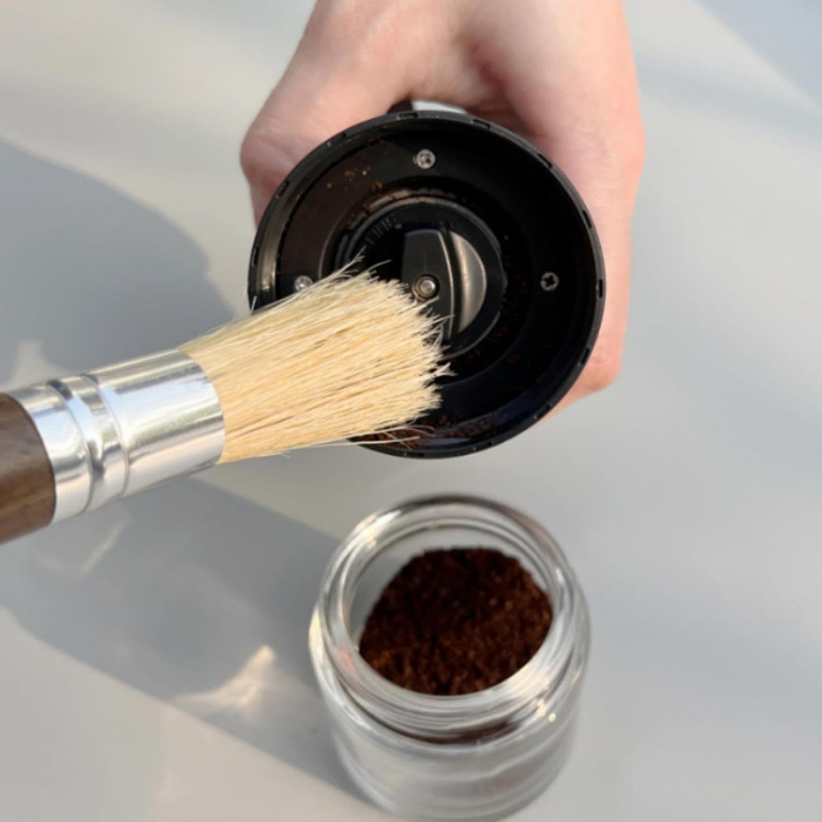Spazzole per Pulire Macinacaffè Spazzolini Manuali per Pulire Macinacaffè | Accessorio spazzolino per caffè espresso per Casa Cucina Pasticceria Farina Arte Caffè