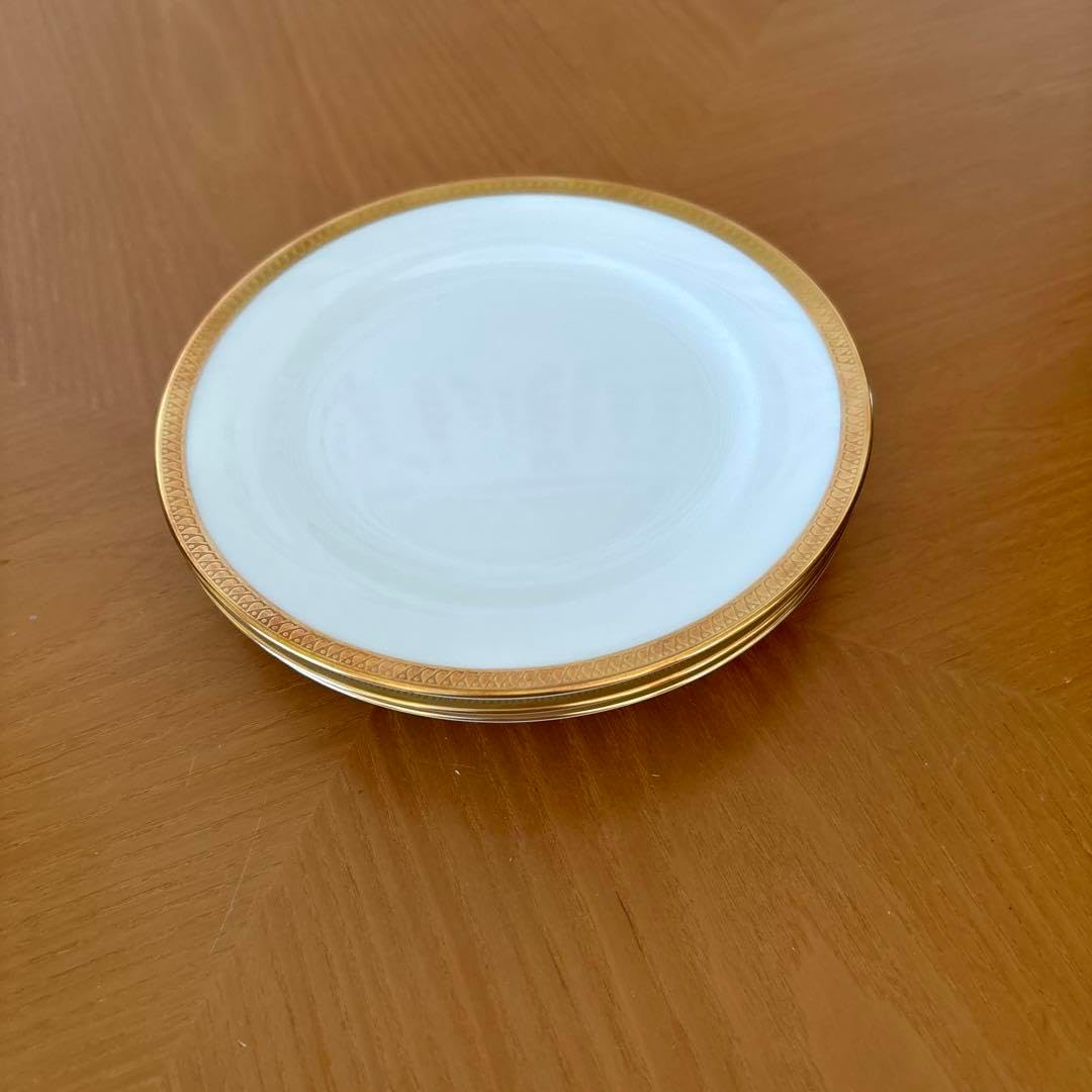 大倉陶園 片葉金蝕 17cmパン皿 3枚 3QV売切☆