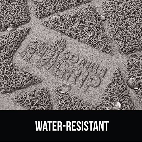 Gorilla Grip Thick Cat Litter Trapping Mat, 35X23, Less Waste, Traps Mess From Box For Cleaner Floors, Stays In Place For Cats, Soft On Kitty Paws, Easy Clean, Large Size, Durable Backing, Gray #TOP4