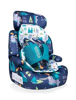 コサット　COSATTO ZOOMI チャイルドシート 車柄　ジュニアシート COSATTO ZOOMI チャイルドシート 1歳から カラフル