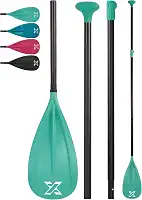 ZLX Remo Para Prancha De Stand-Up Paddle, 3 Ou 4 Peças Ajustáveis, Flutuante Destacável Caiaque, Leve Com Lâmina Fibra Durável Premium, Surfe E Diversão Em Esportes Aquáticos