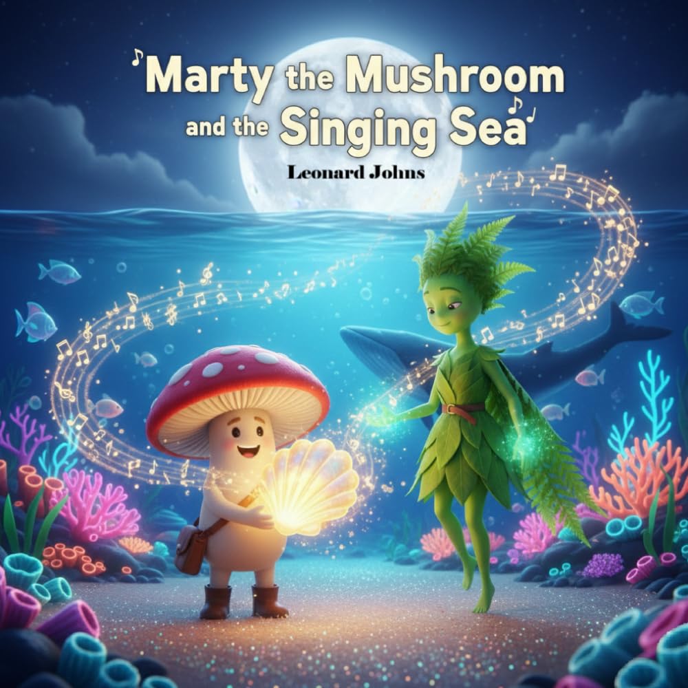 Marty the Mushroom and the Singing Sea (Marty the Mushroom Series of Books)