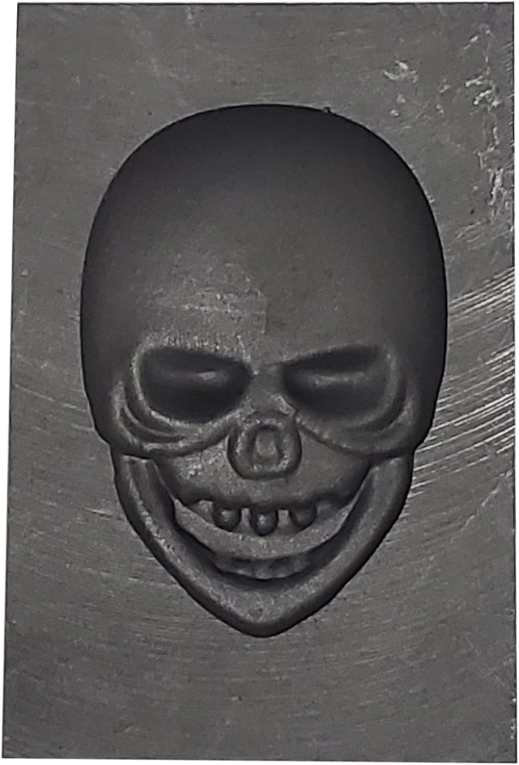 Skull Head Graphite Casting Ingot Mold Metal Refining Scrap Gold Silver Skull Head Graphite Mold