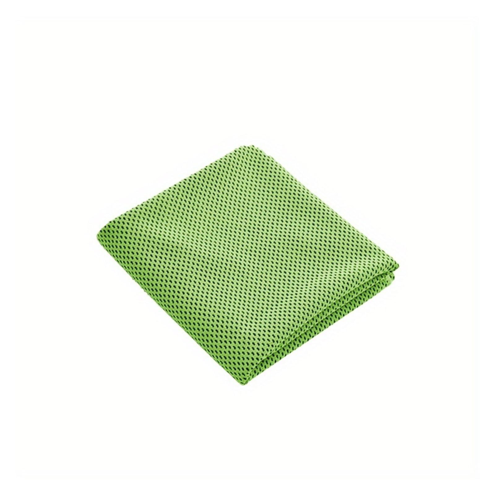 HNULGVI Cooling towel Summer Ice Silk Cooling Towel Instant Relief(Green)